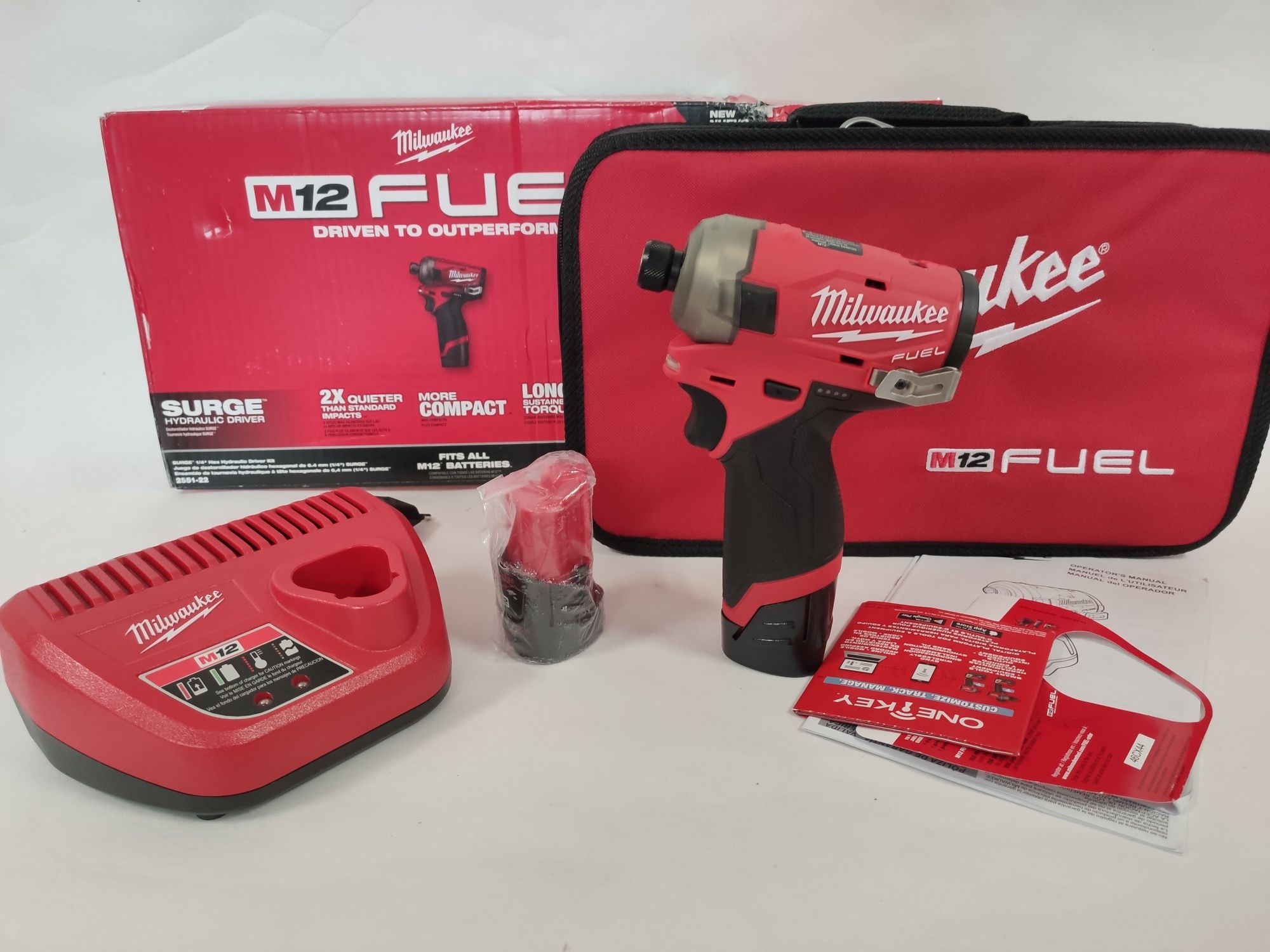 Імпульсний гідравлічний шуруповерт Milwaukee 2551-22 M12 FUEL SURGE™