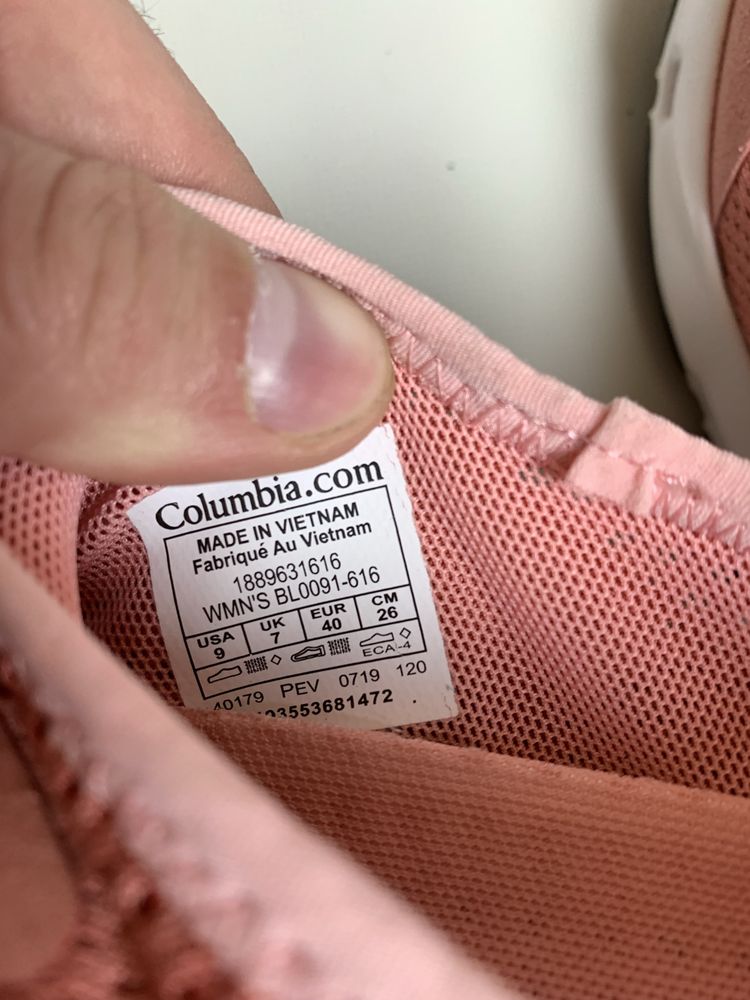 Кросівки Columbia 40 26 см