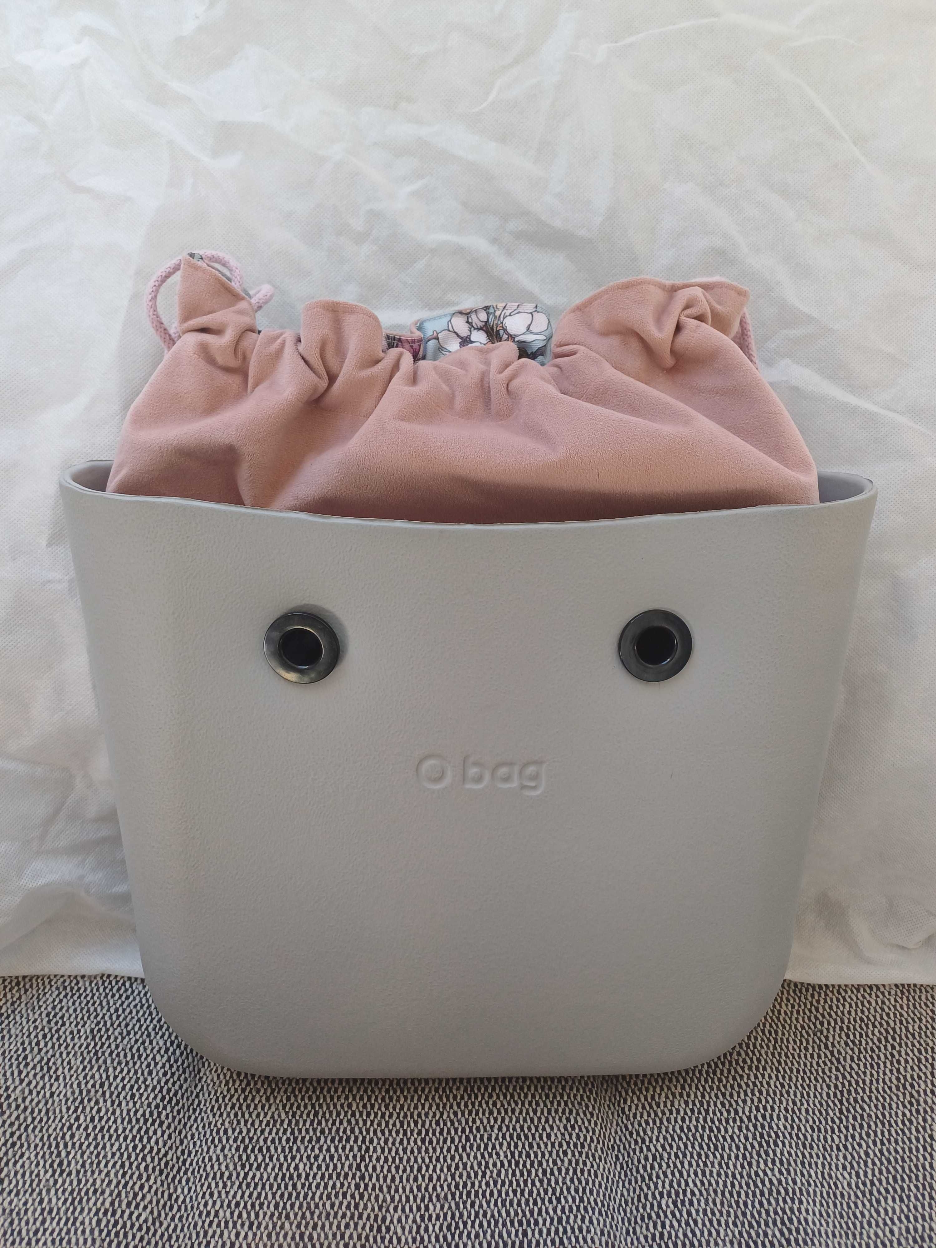 Obag O bag Mini Body Grigio Chiaro Duży Zestaw