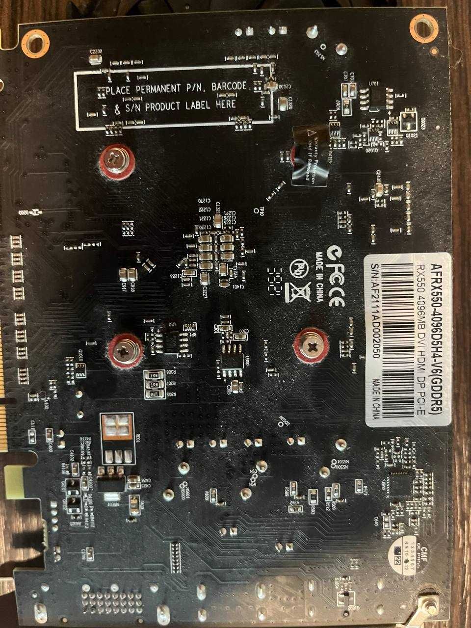 Продам  Відеокарта AFOX PCI-Ex Radeon RX 550 4GB GDDR5 (128bit)