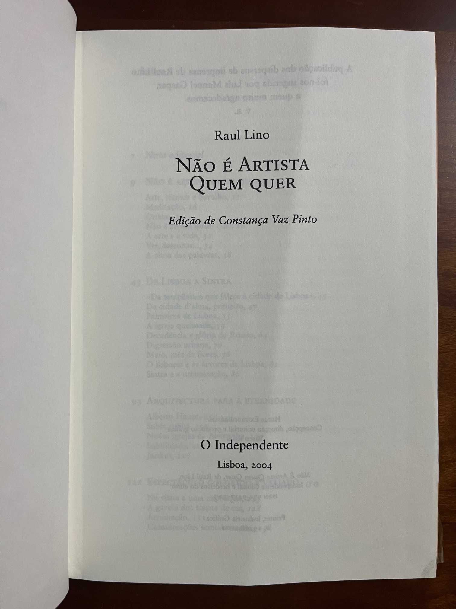 Livro "Não é Artista Quem Quer" da Coleção "Horas Extraordinárias"