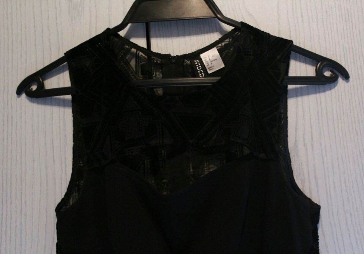 Sukienka czarna H&M r. M