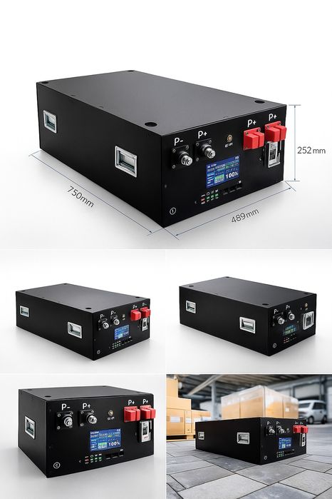 Magazyn energii LiFePO4 51.2V 48V 16-17kWh Deye Easun Huawei Sofar 15