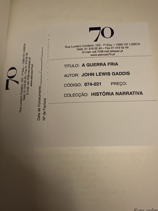 A Guerra Fria de John Lewis Gaddis