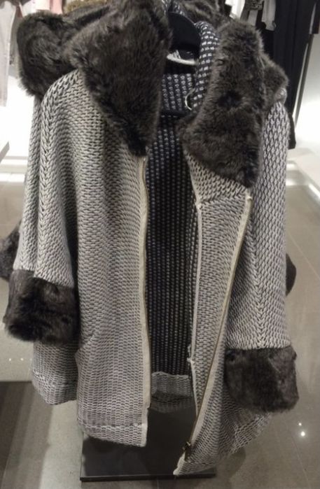 Casaco de lã oversize zara