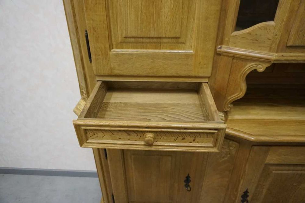 Witryna Komoda Kredens Pełny Lity Dąb szer 210 cm   (p-748) -20%  -20%