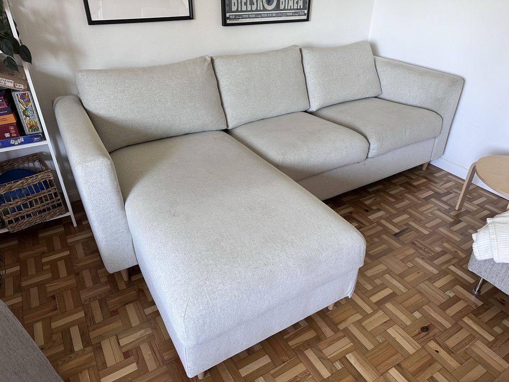 Sofa Vimle 3-osobowa z szezlongiem