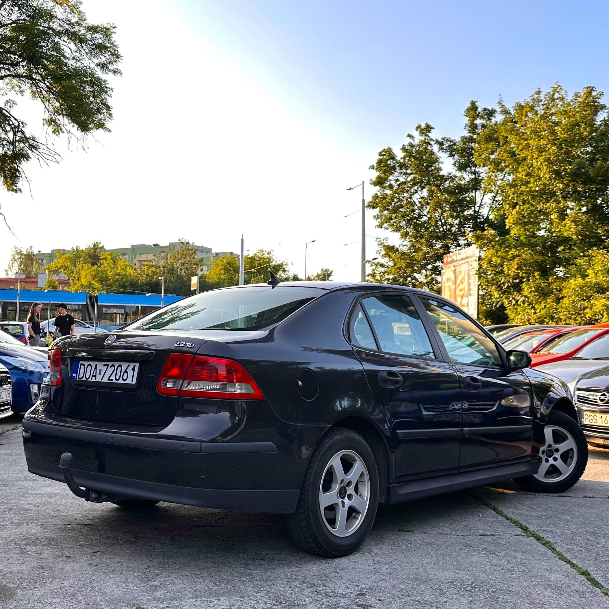 Saab 9-3|2.2Diesel 130KM|Manual|Klima|Niski przebieg|Hak|Alufelgi|2004