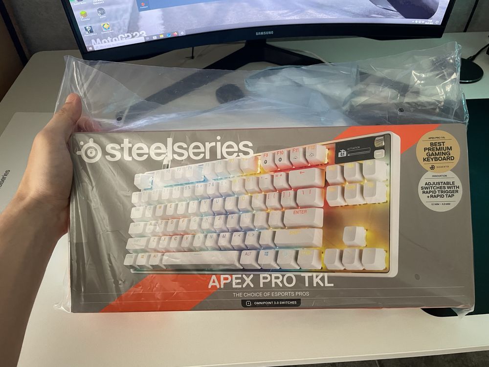 Klawiatura STEELSERIES Apex Pro TKL Gen 3 Biały