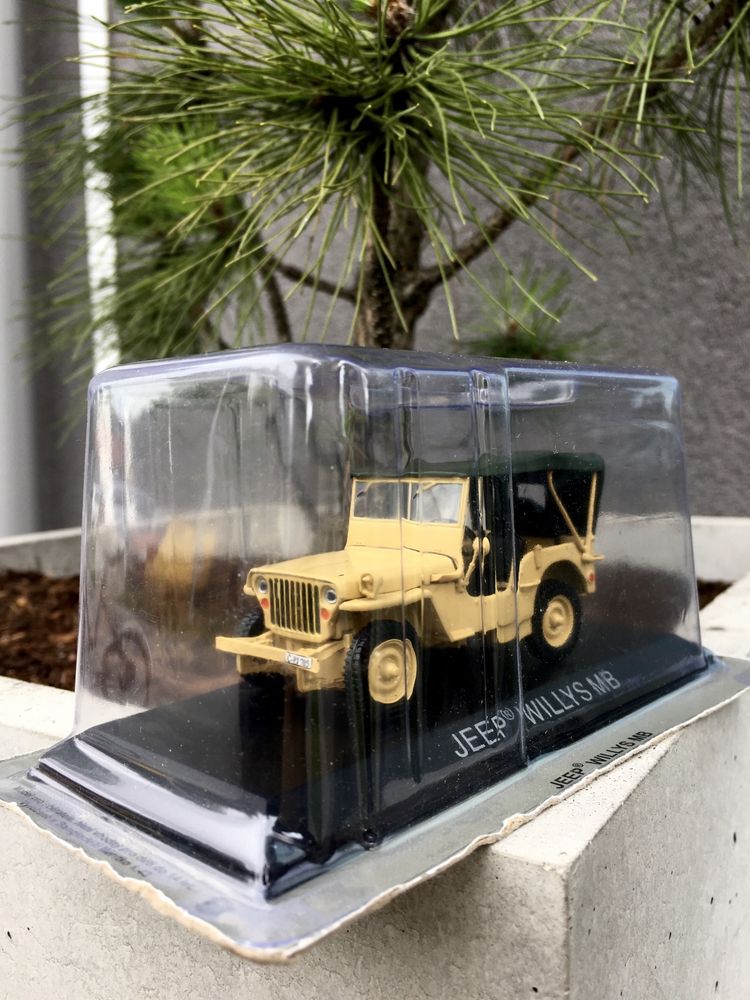 Kolekcjonerski JEEP WILLYS MB-kultowe auta PRL,model,autka,kolekcja