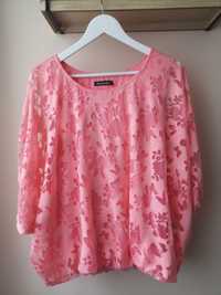 Różowa nietoperzowa bluzka Bonmarche rozmiar 42