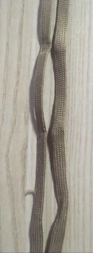 Sznurówki Beżowe Płaskie 125 cm
