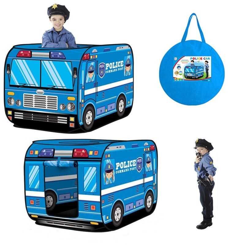 Намет палатка дитяча Поліцейський автобус 102 х 65 х 65см (арт668-61)