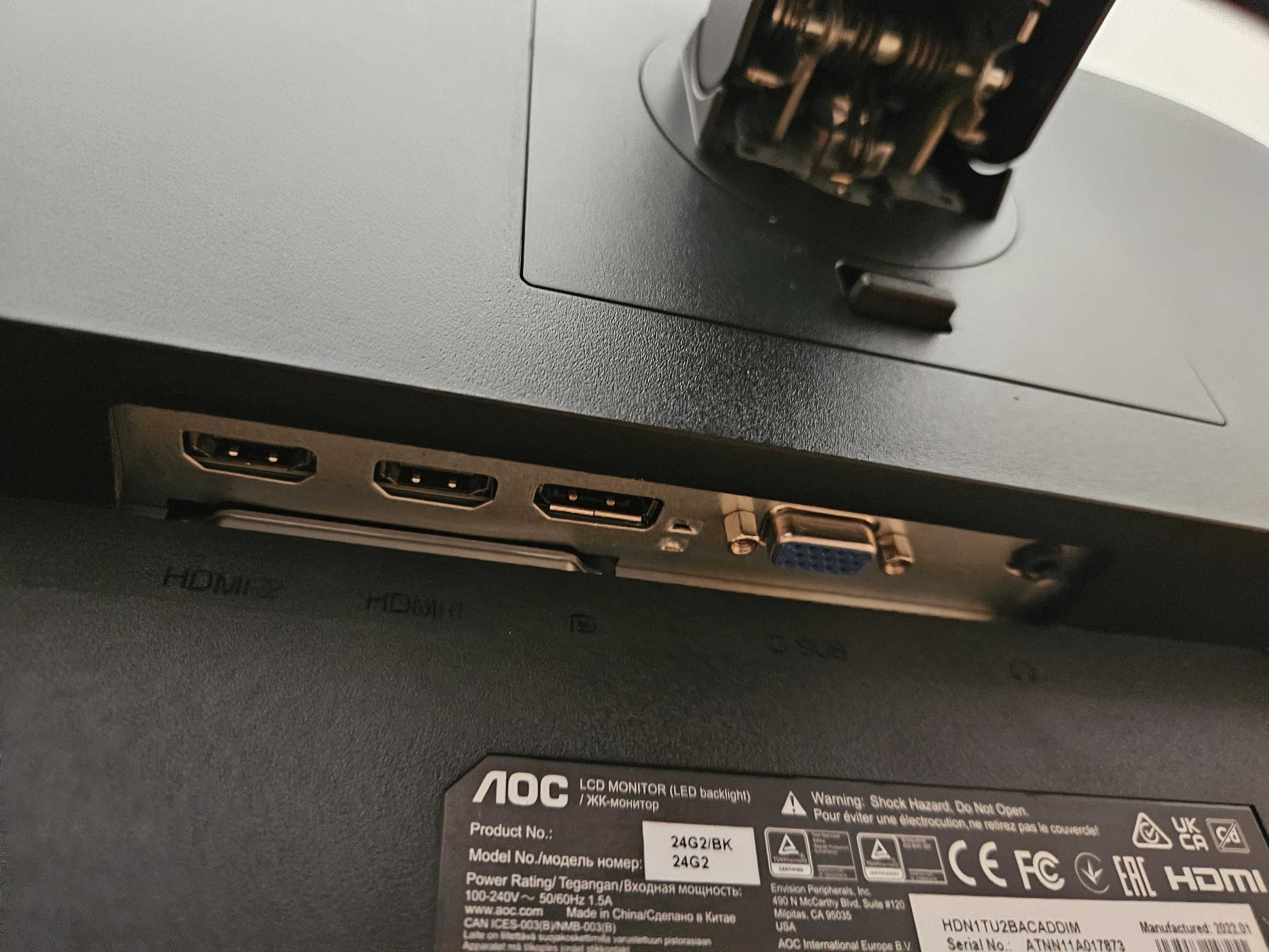 Monitor 24" AOC G2 1080p 144Hz