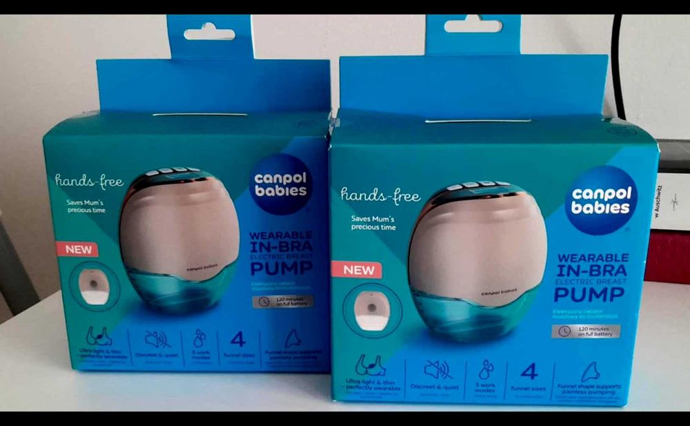 Laktator elektroniczny CANPOL BABIES Hands-free x2