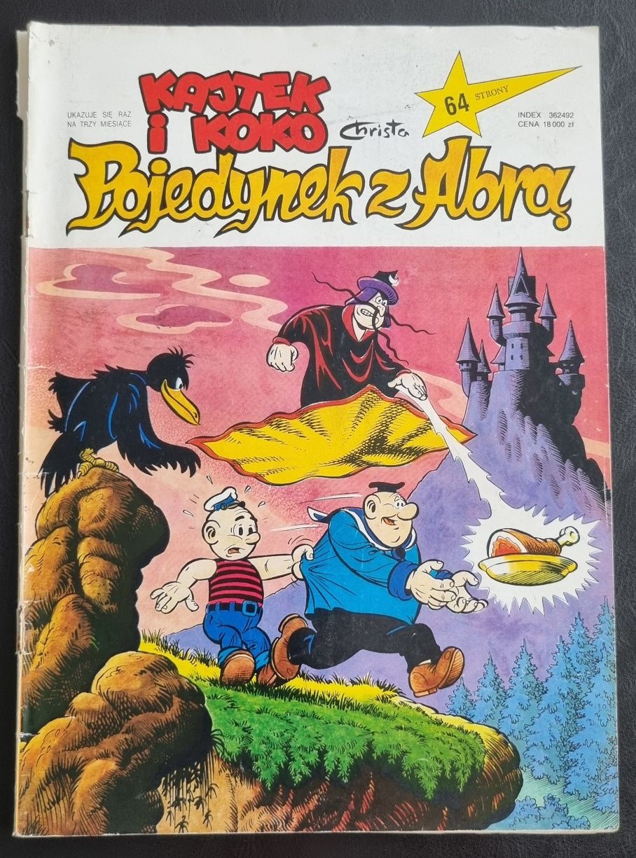 Komiks Kajtek i Koko - Pojedynek z Abrą