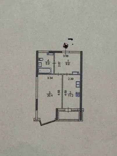 Продаж 1-кімнатної квартири, Драгоманова 2-б, новобудова, Позняки