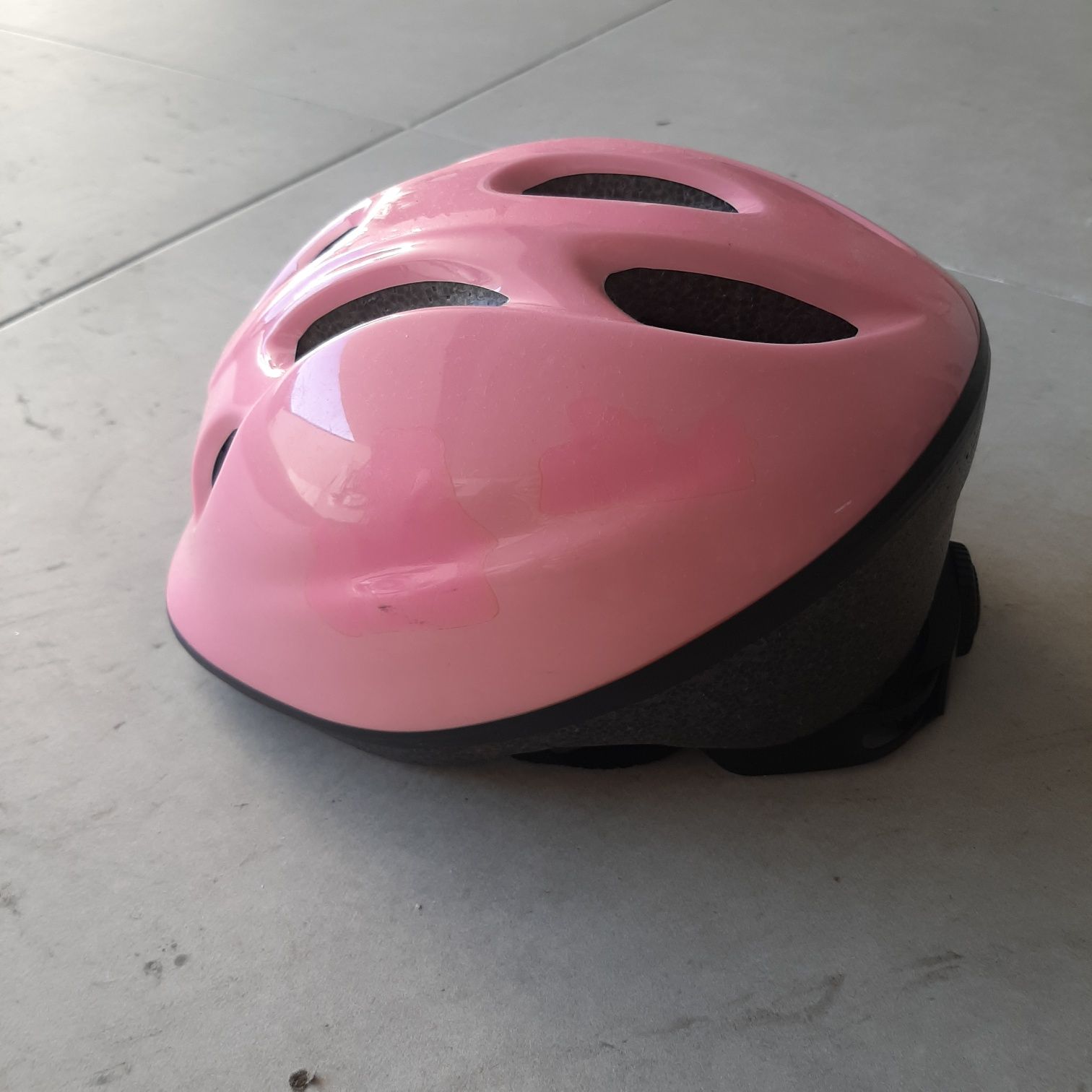 Capacete menina cor de rosa