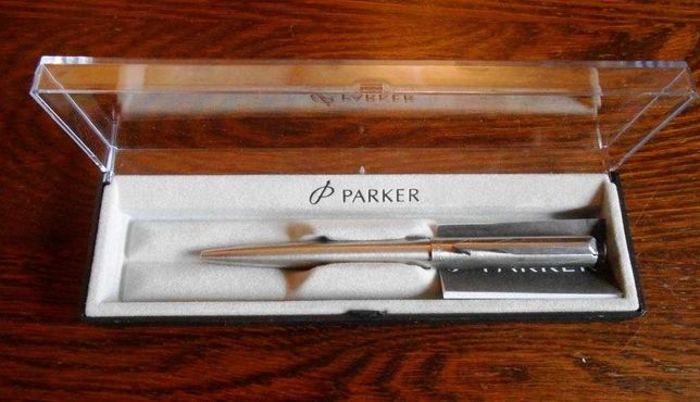 Parker Vector BP-03 stalowy długopis z etui