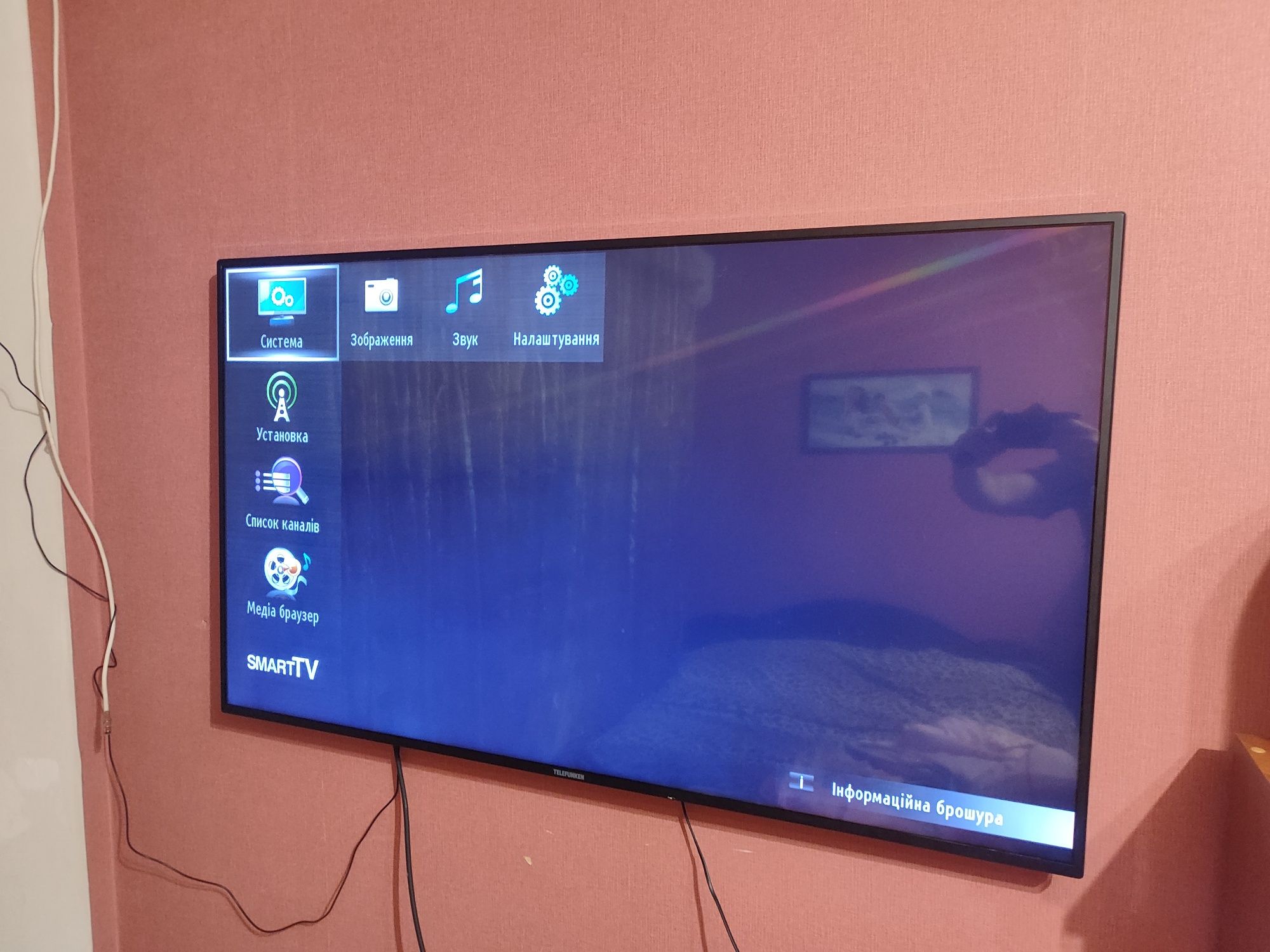 LSD Telefunken 55" ue55ku6099u smart TV