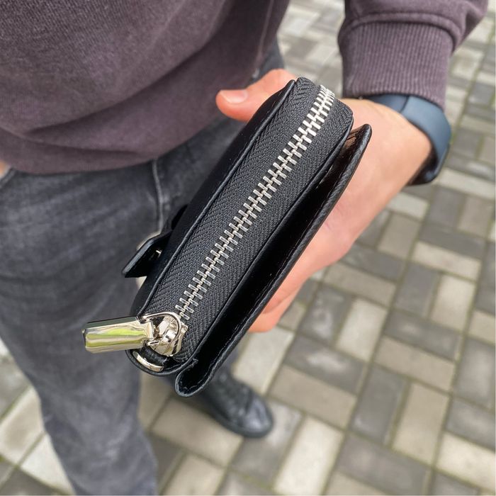 Чоловіче портмоне клатч гаманець натуральна шкіра AVERO