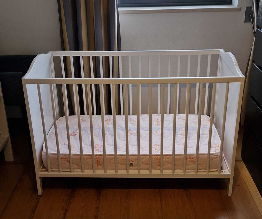 Berço IKEA SMÅGÖRA + Colchão visco