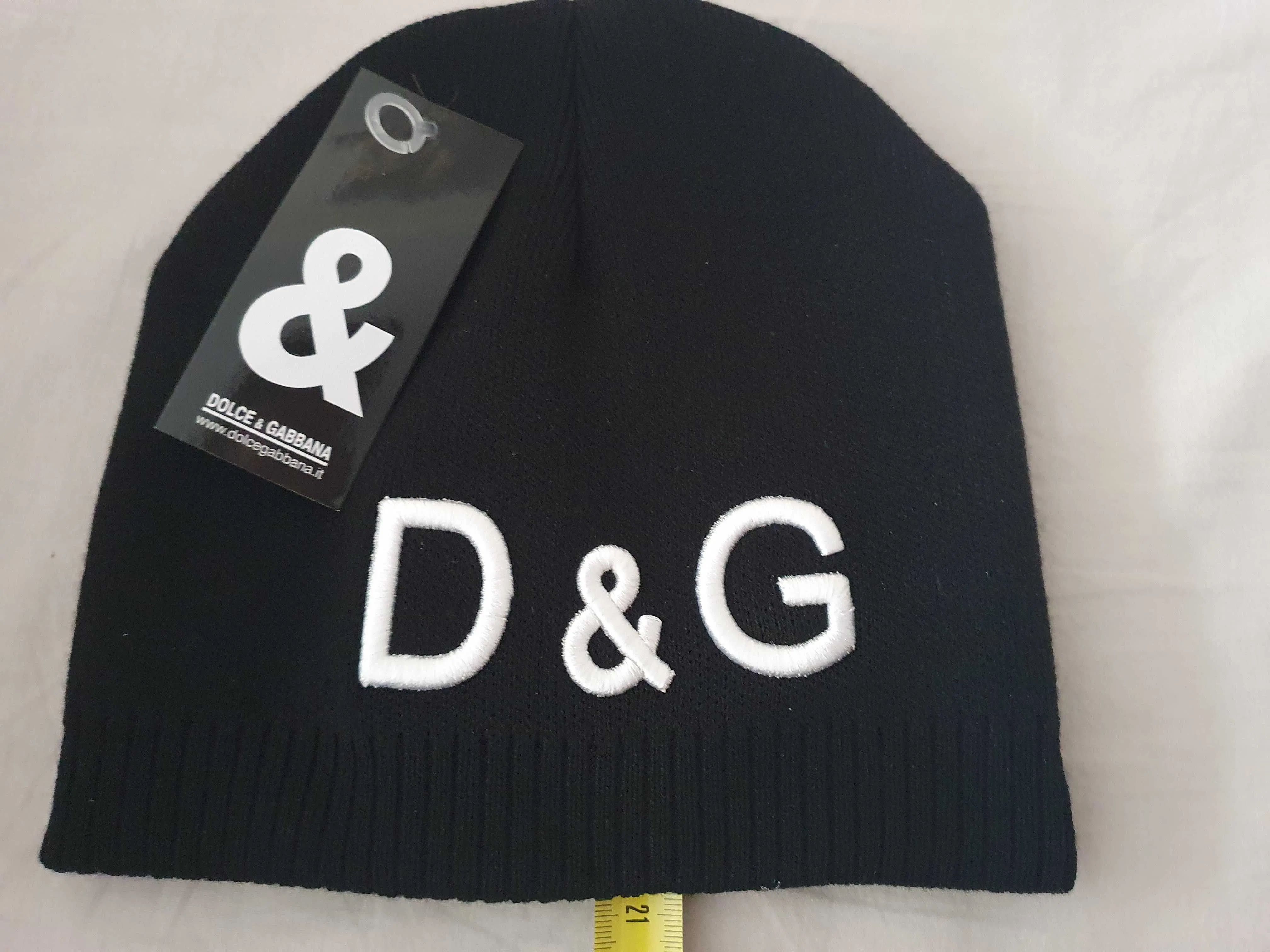 NOWA czapka Dolce & Gabbana czapka zimowa D&G uniseks czarna
