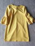 Vestido amarelo torrado