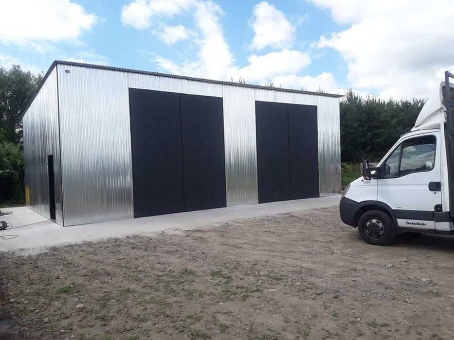 Garaż Blaszany Otwarty / Otwarta Wiata Garażowa - Blaszak – GRZYWSTAL