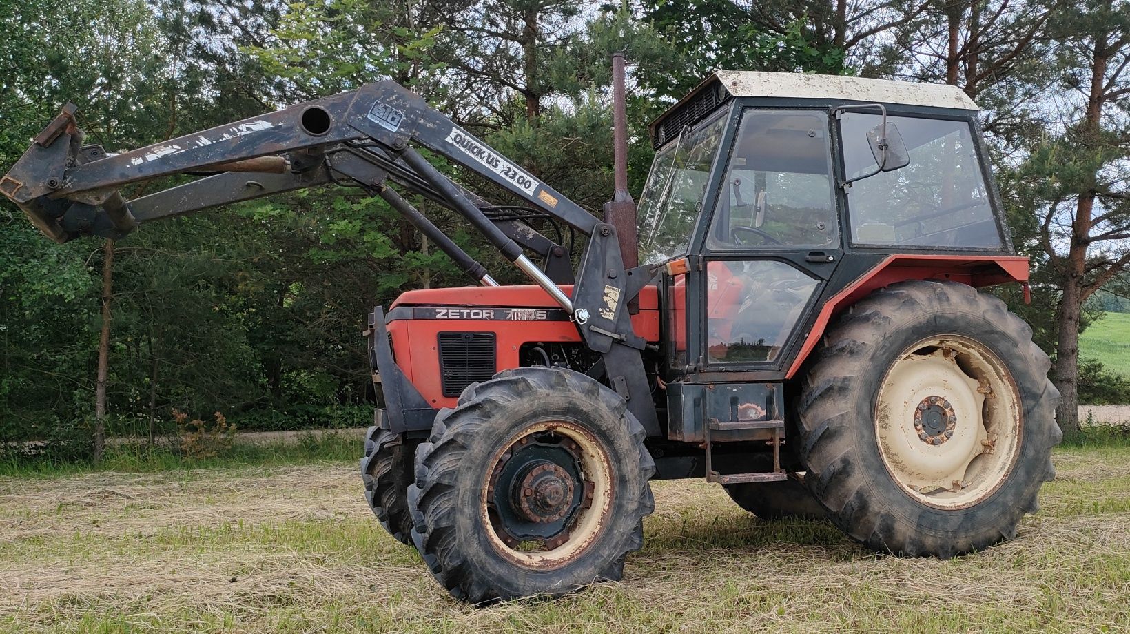 Zetor 7745 z Ładowaczem czołowym