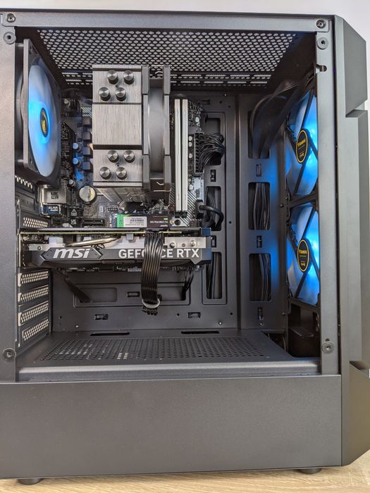 ПК Rtx4060Ti 16 gb Ryzen 5 5500, 32 gb ddr4, ssd m2