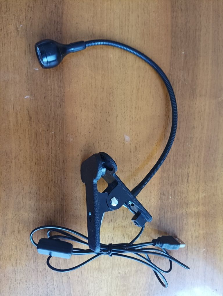 Lampka LED klips USB