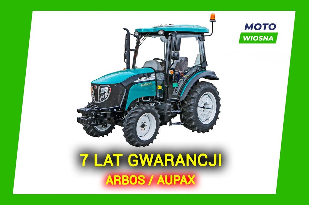 ARBOS 3055 Stage V 7 LAT GWARANCJI  Ciągnik rolniczy 50 KM Arbos 3055 z 7letnią gwarancją bez limitu
