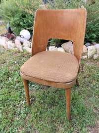 Zabytkowe krzesło gięte tapicerowane Radomsko