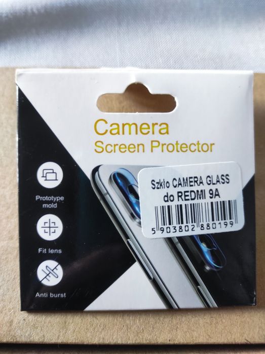SZKŁO na aparat obiektyw kamerę tył do Xiaomi Redmi 9A