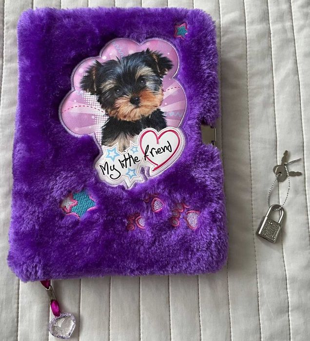 Pamiętnik dla księżniczki sekretnik piesek kłódka i kluczyki 6 lat