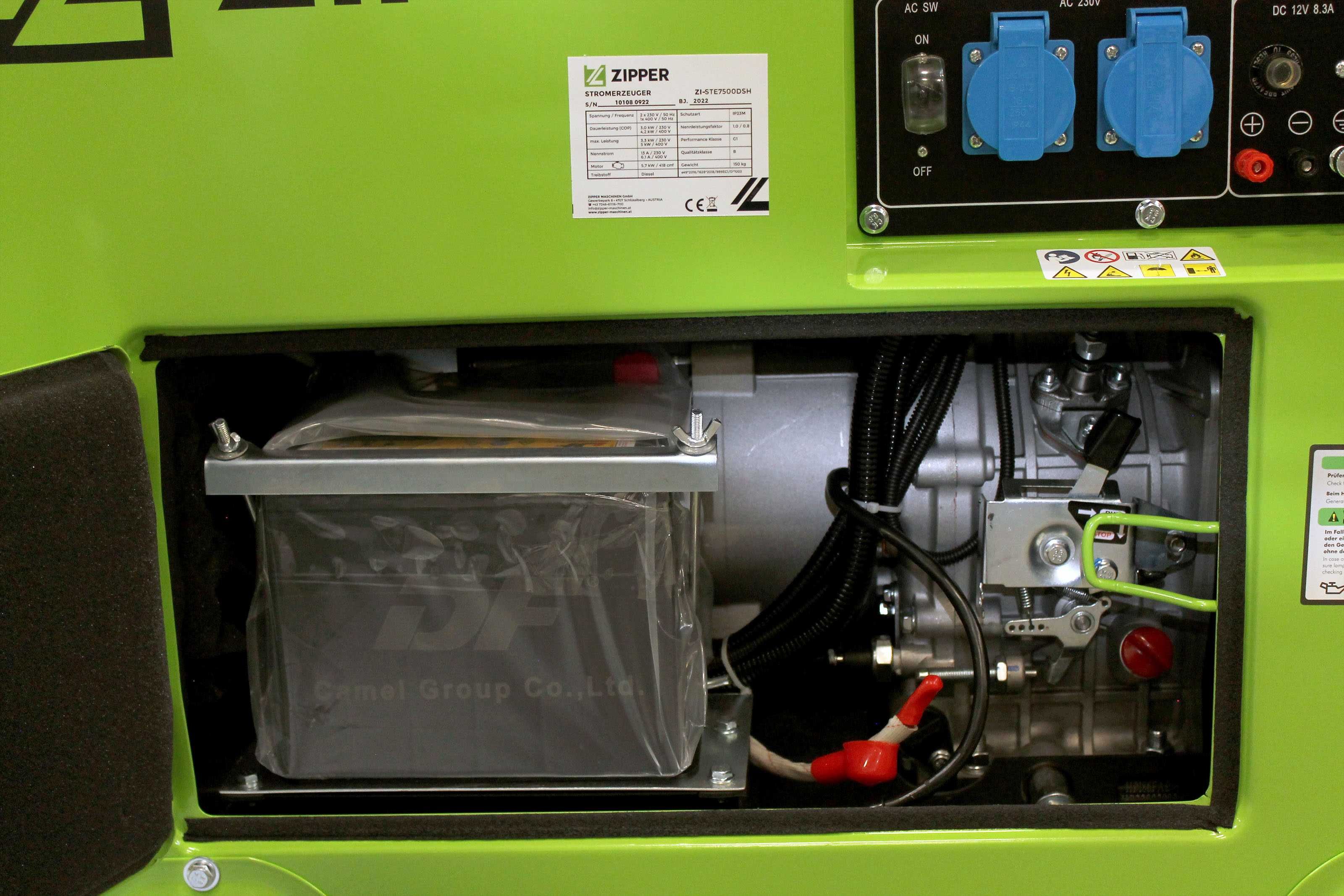 Generator Agregat Prądu AVR Diesel 6,5kW 230/400V prądotwórczy 3 fazy