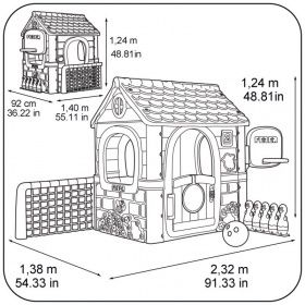 Дитяча гральна хатинка Feber Multi Activity House 6 в 1, 13048