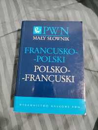 mały słownik francusko-polski polsko-francuski wydawnictwo naukowe PWN