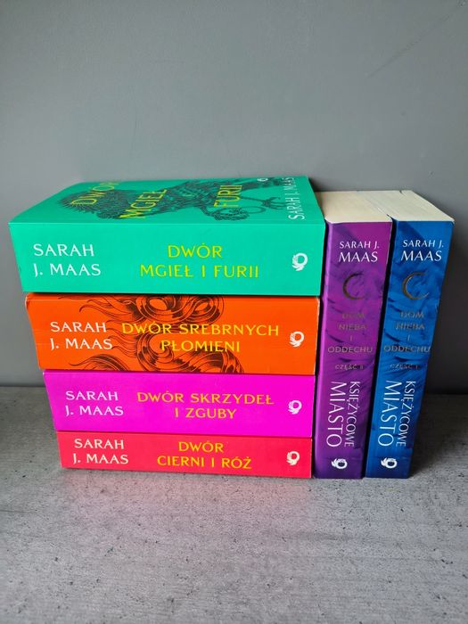 Książki Sarah J. Masz Dwory i Dom nieba i oddechu