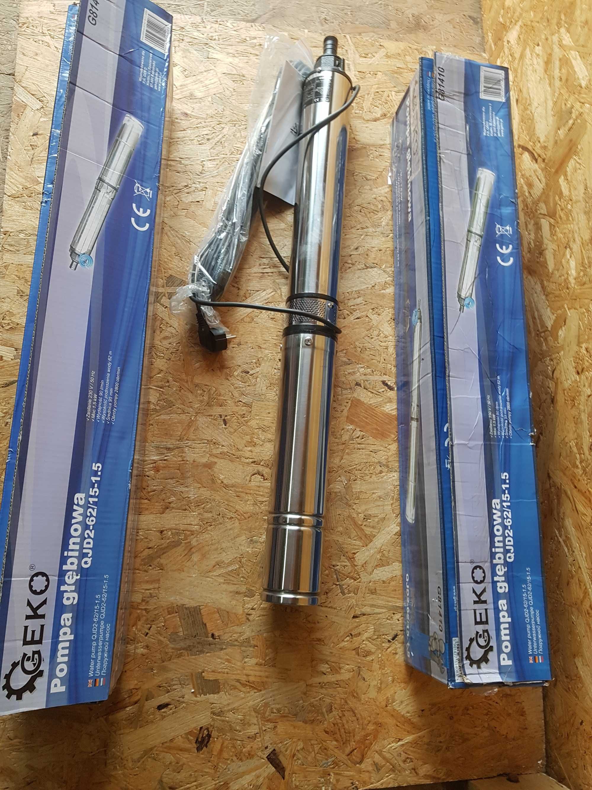 Pompa głębinowa Geko 1500 W 5400 l/h