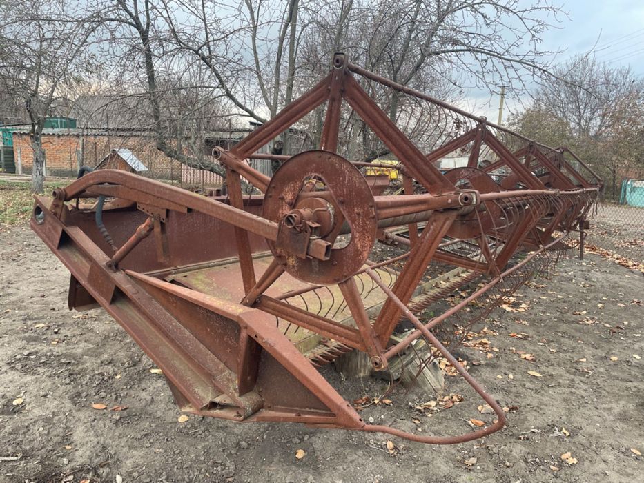 Жатка прицепная на свал ссср