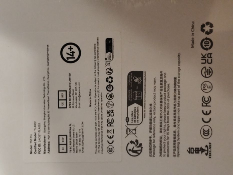 Новий ігровий  Teclast T50 Pro 8+8  / 256 Gelio G99 Dual SIM LTE