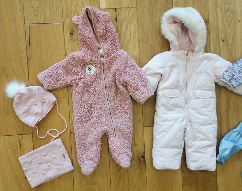 62 - 68 H&M Zara C&A Wyprawka dla dziewczynki zestaw mega paka