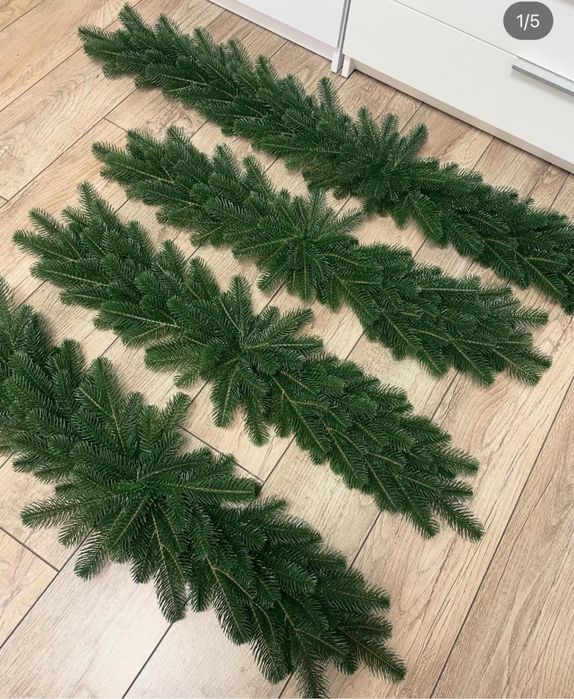 РІЗНІ БАГАТО ВИДІВ ТА ТОВЩИН гірлянди на камін комод підвікання ялинка