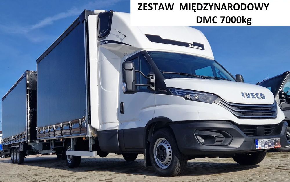 Iveco Daily 35S18HA zestaw z PRZYCZEPĄ 25 EP  Zestaw Iveco z przyczepą Międzynarodówka DMC 7000kg