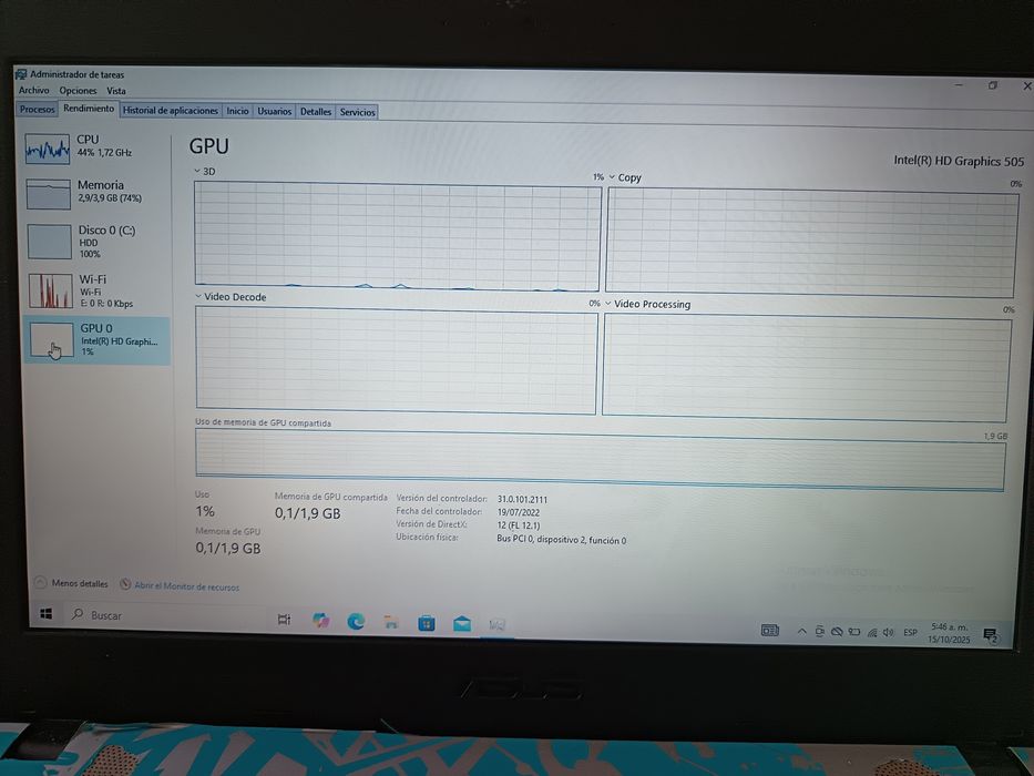 Computador ASUS X441N