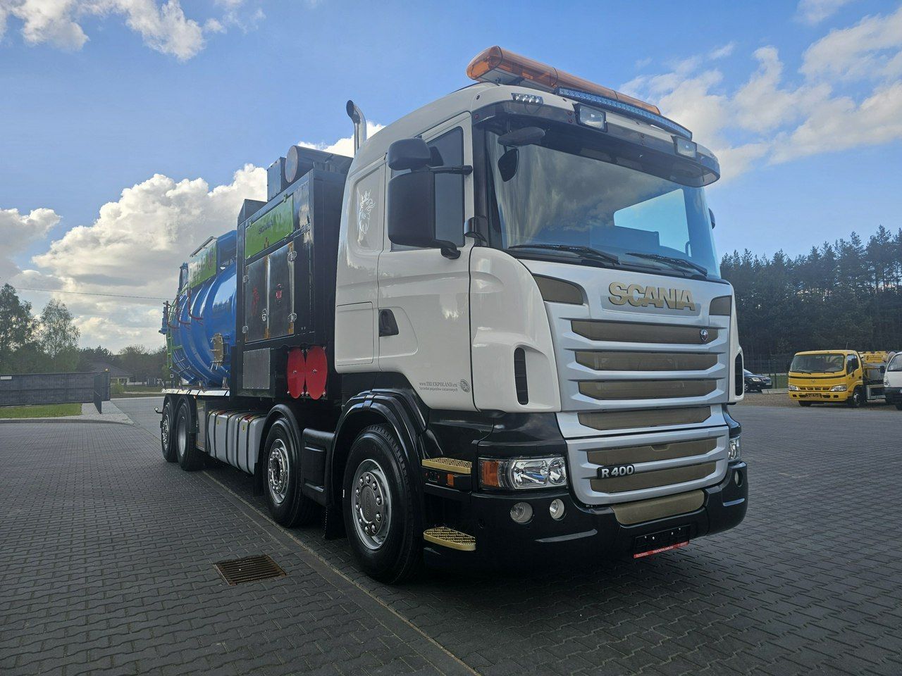 Scania Disab Centurion P210/9 Ładowarka próżniowa ssąca  koparka ssąca substancje sypkie odkurzacz WUKO Saugbagger
