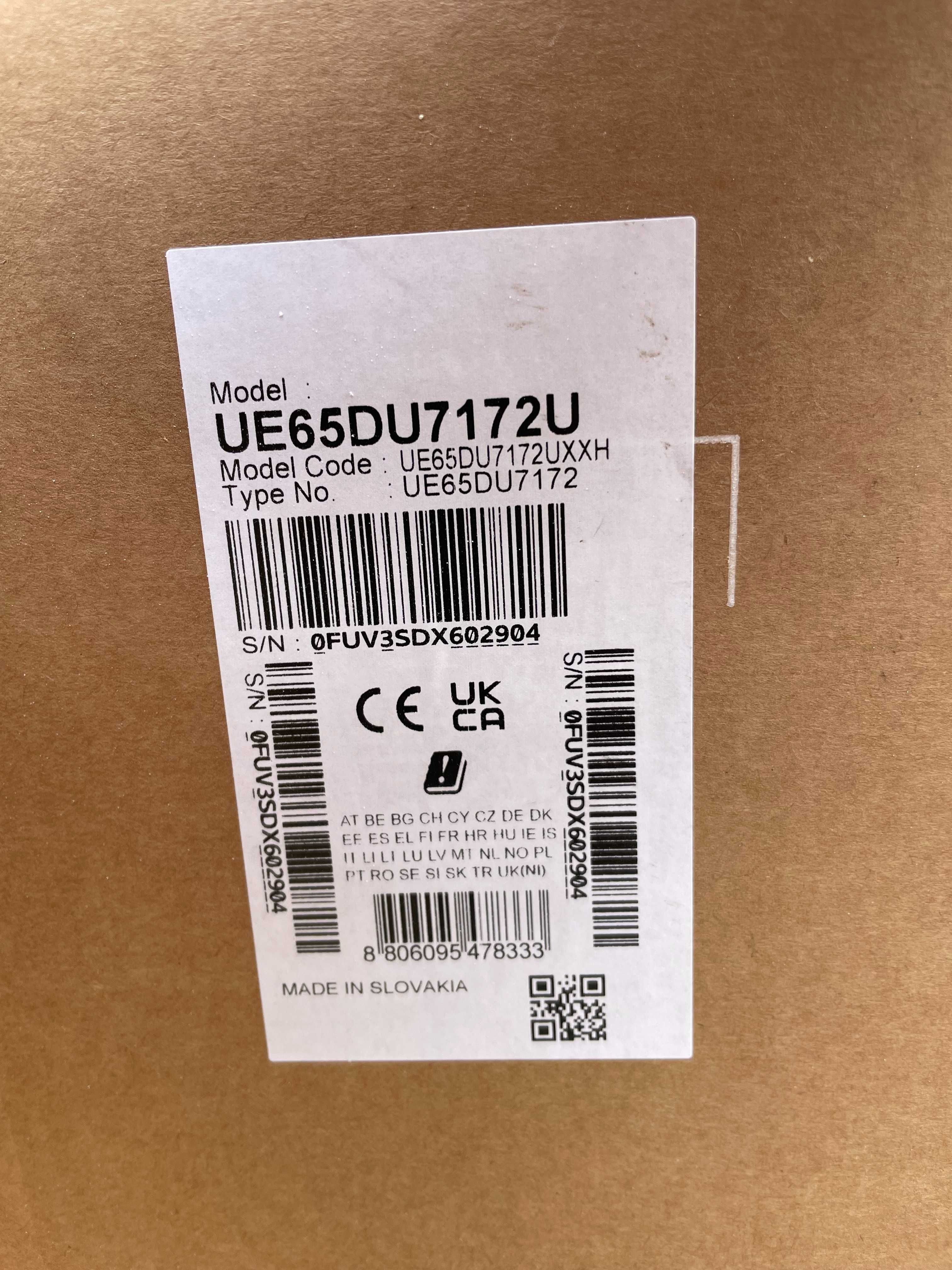 Телевізор Samsung UE65DU7100 [ЗБІРКА ЄВРОПА] Нові! Запечатані!