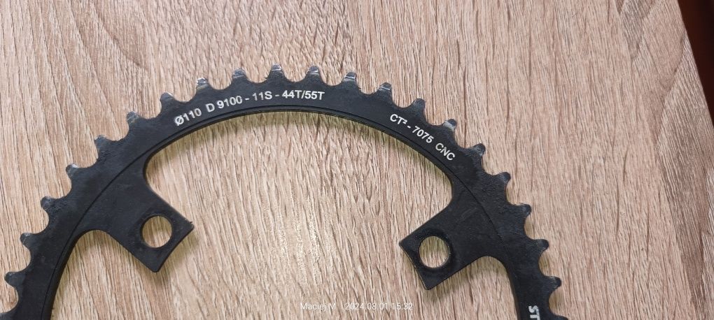 Tarcze zębatki Stronglight do ultegra  r8000/r8050  55/44